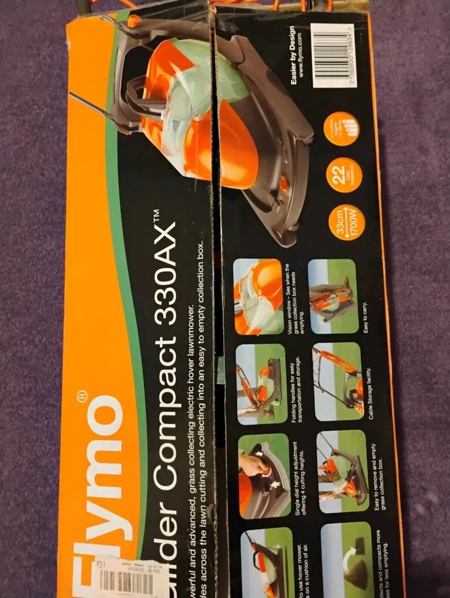 New Flymo Glider Compact 330AX lawnmower - Image 1
