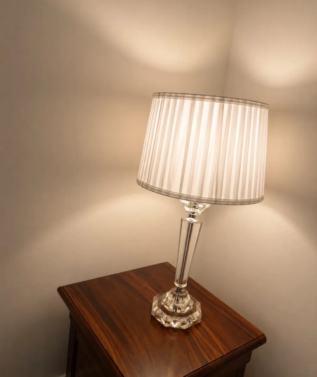 Two x Galway Crystal Lamps for sale - Image 1