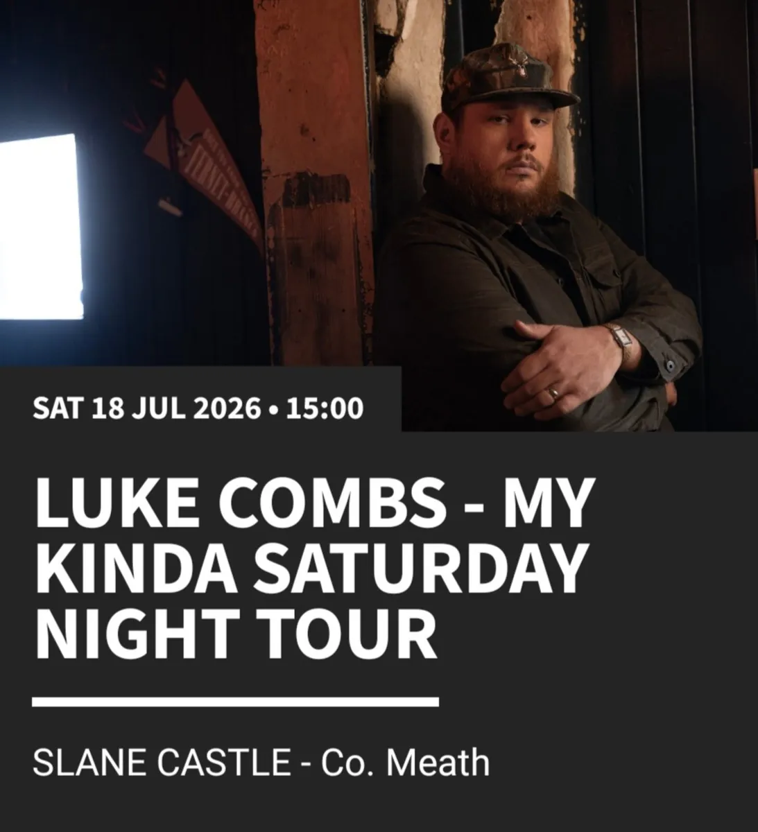 Luke Combs Tickets - Image 3