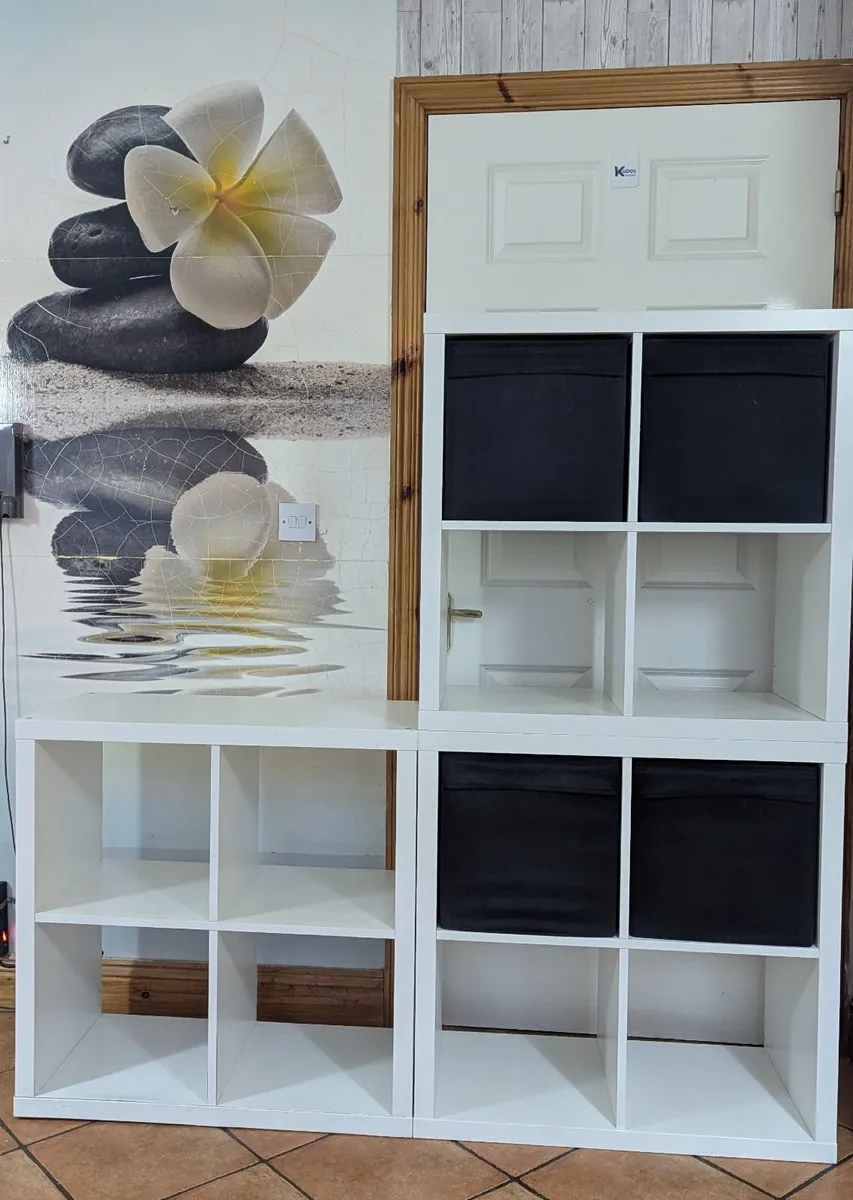 Shelving unit, KALLAX white, 77x77 cm - Image 3