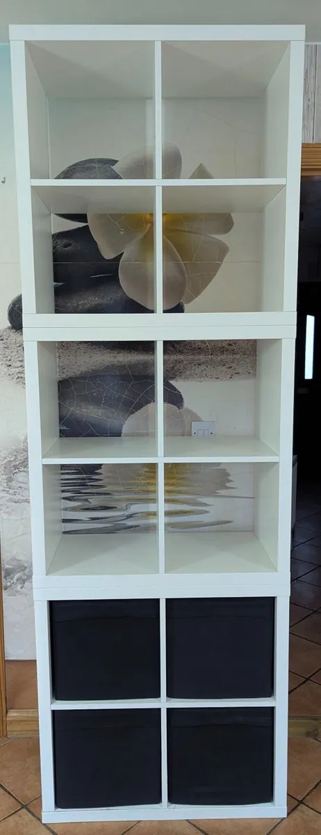 Shelving unit, KALLAX white, 77x77 cm - Image 1