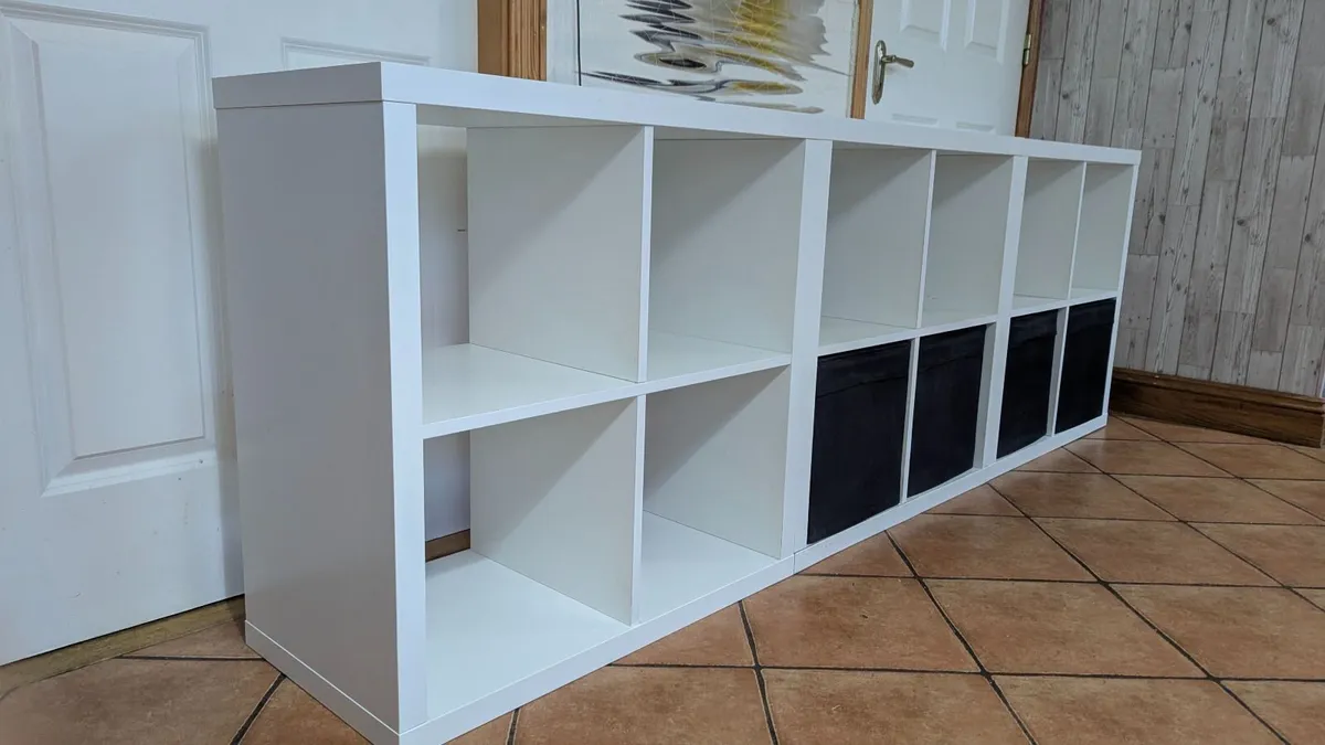 Shelving unit, KALLAX white, 77x77 cm - Image 2