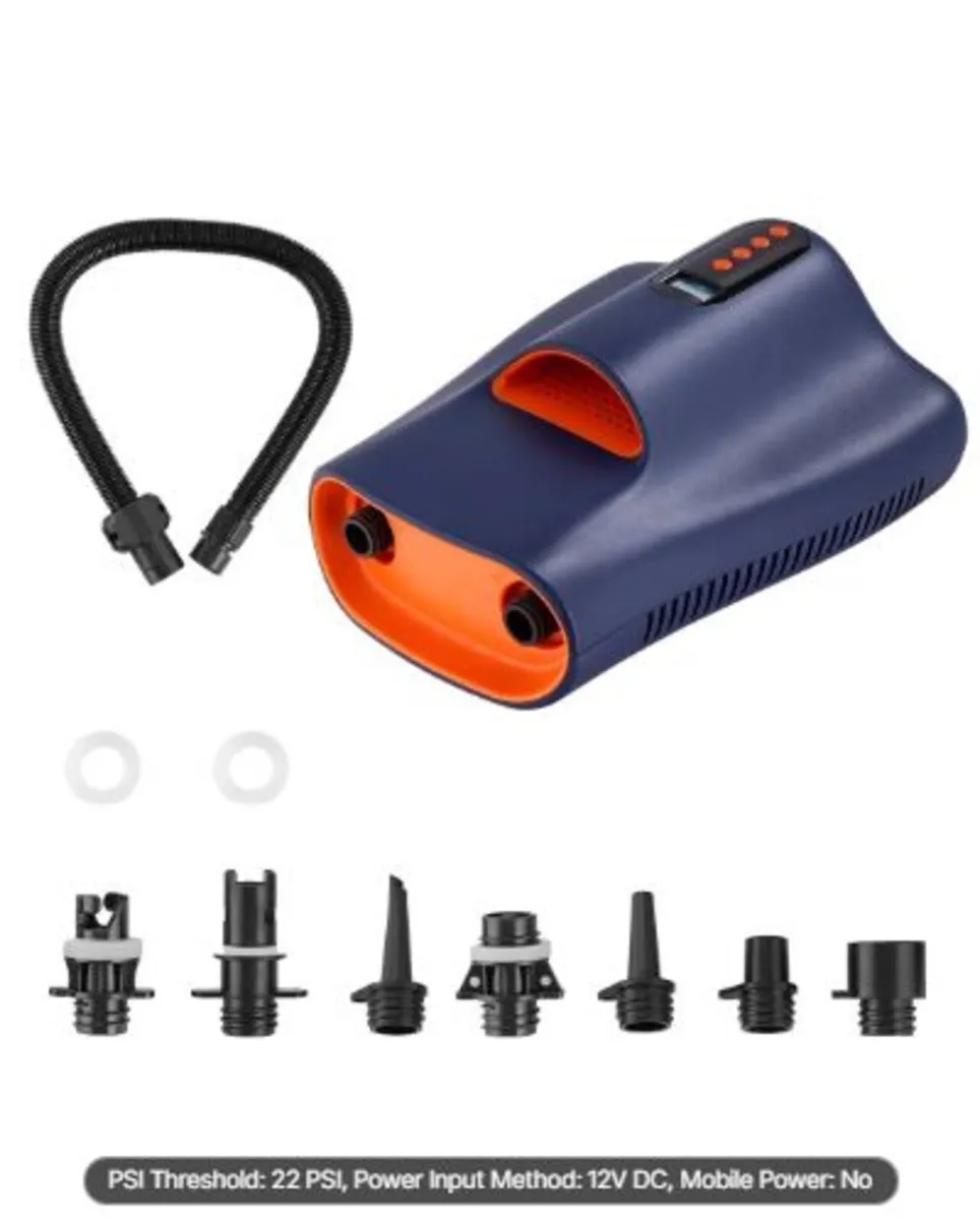 Paddle Board Pump,22PSI High Pressure, Dual Stage - Image 1