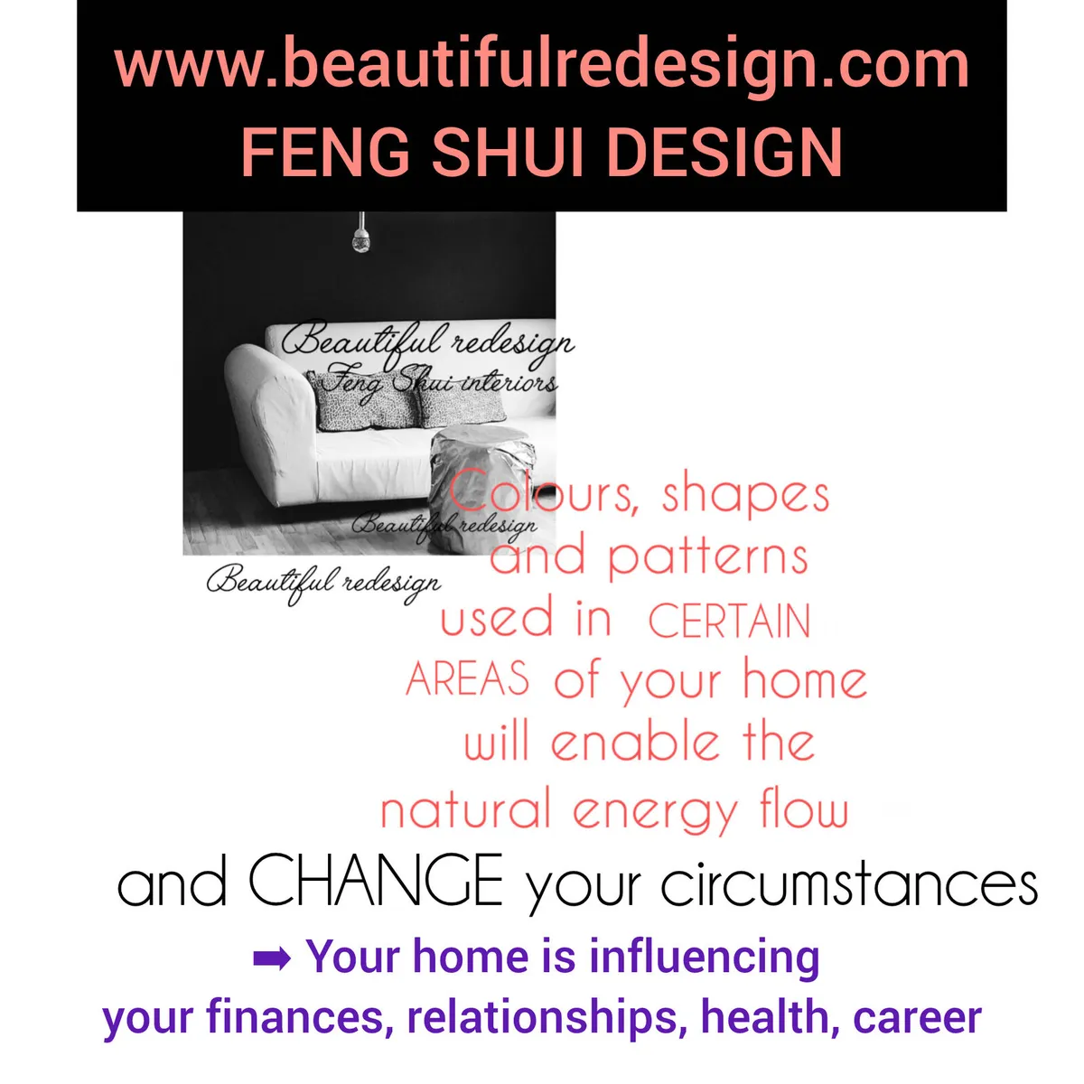 CHANGE your life - Feng Shui Interior design - Image 2