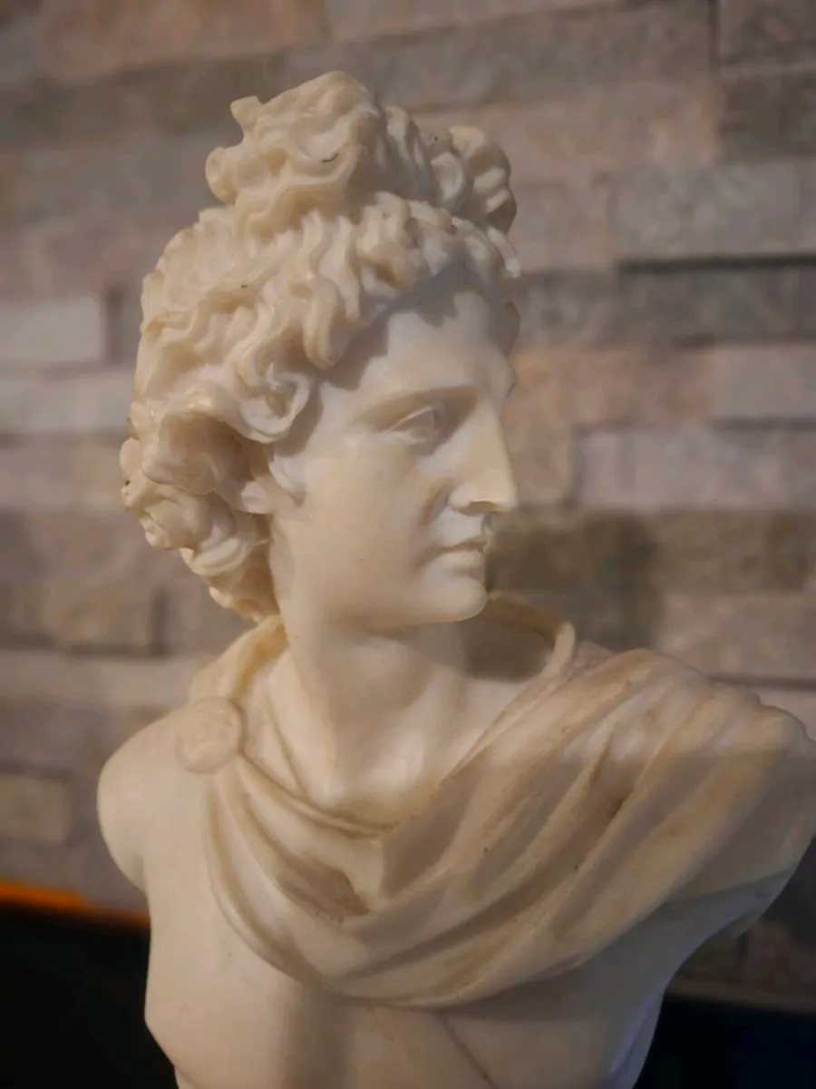 Apollo God of Music & Light Handmade Bust - Image 3
