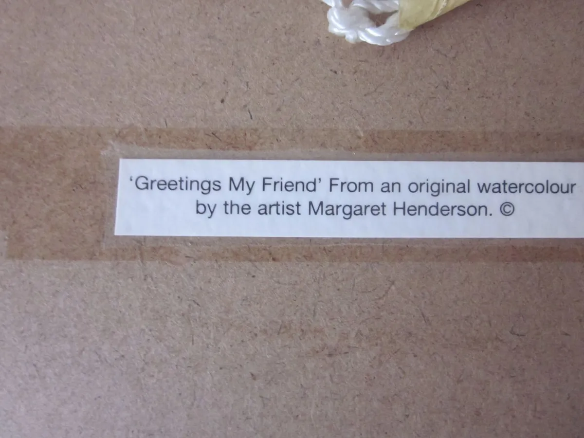 Watercolour Print “Greetings my Friend”  . - Image 4