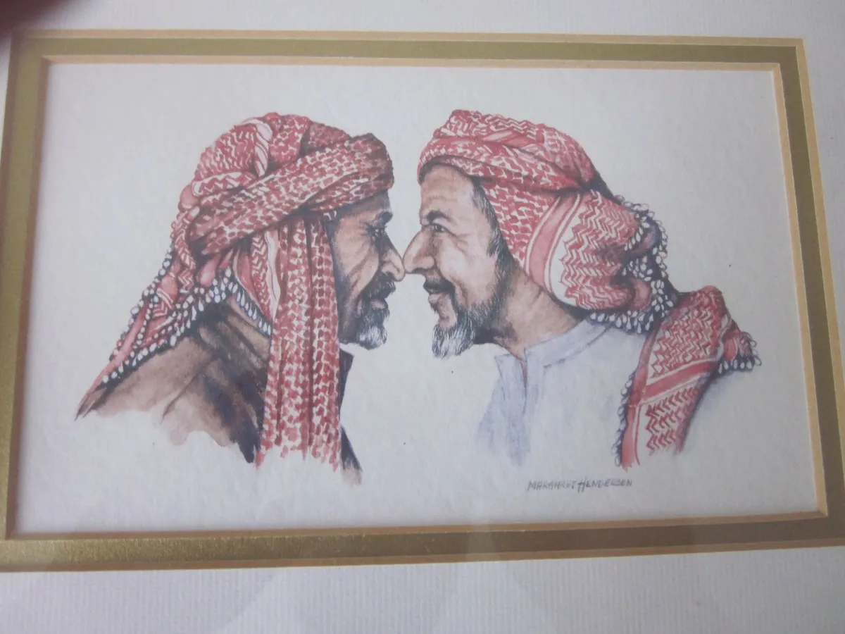 Watercolour Print “Greetings my Friend”  . - Image 2