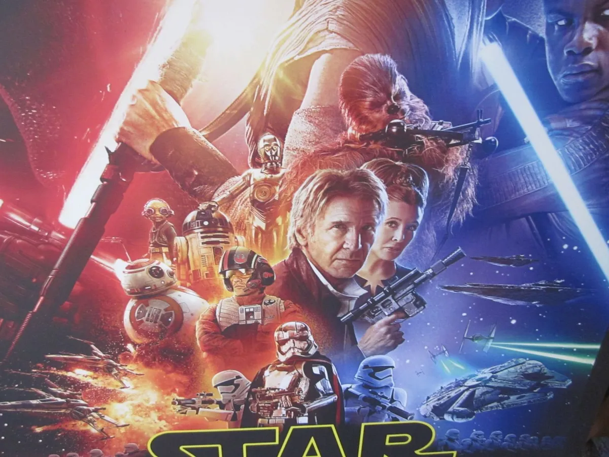 Star Wars The Force Awakes Print on Canvas Poster - Image 3