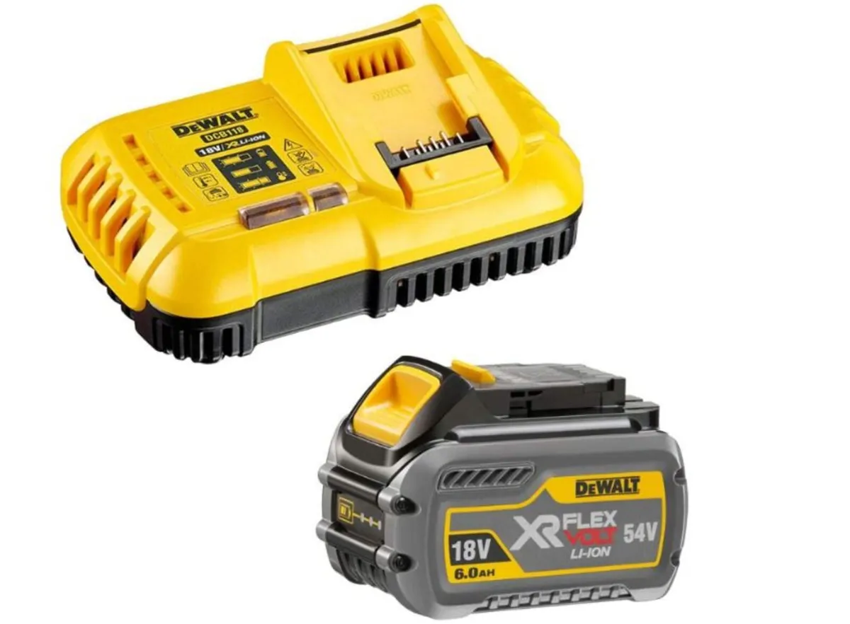 Dewalt Dcb546 Xr 54v 6ah And Dcb118 Fast Charger