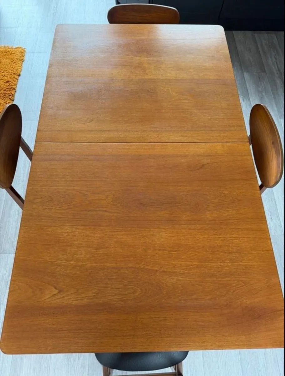 Mid Century Extendable Dining Table - Image 3