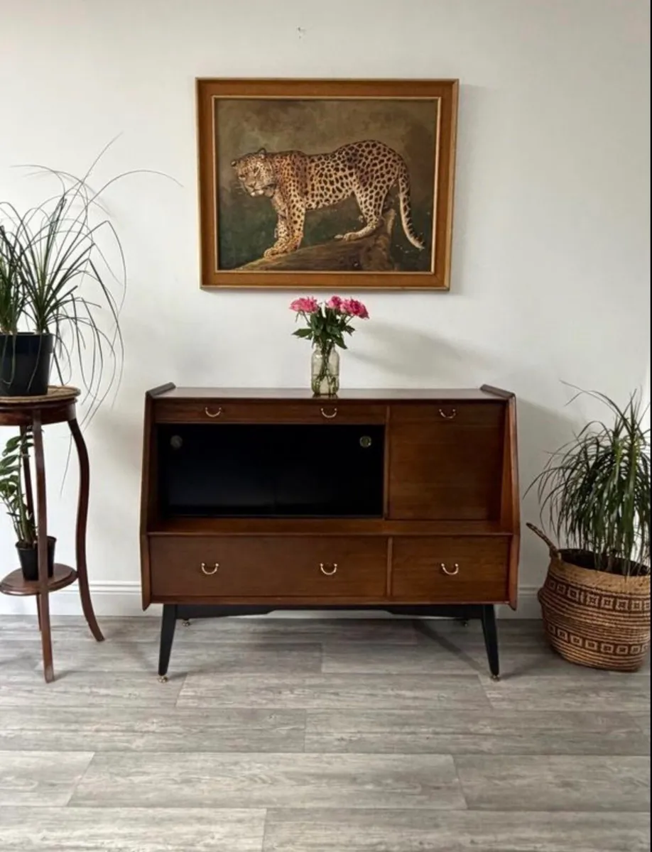 Mid Century GPlan Drinks Cabinet - Image 1