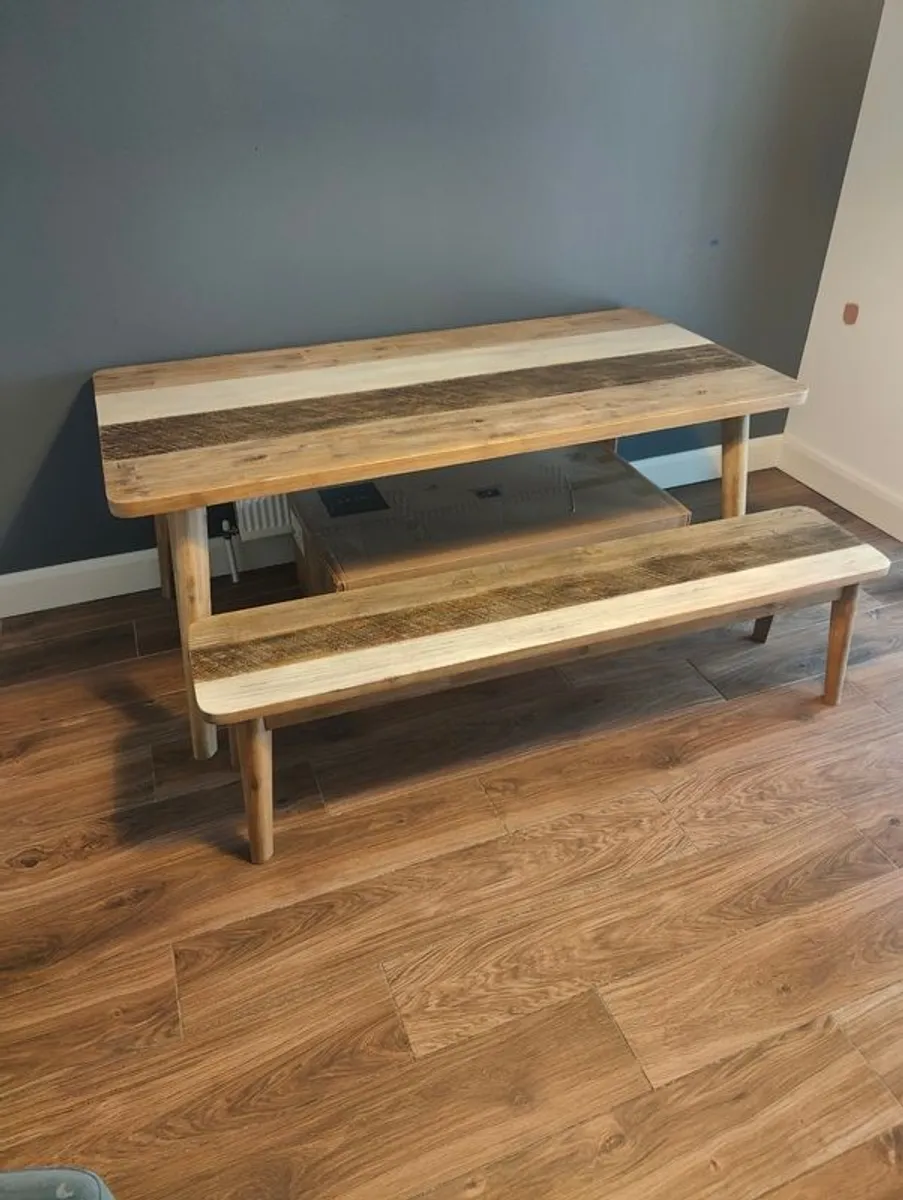 Kitchen Table, bench & 4 chairs - Image 1