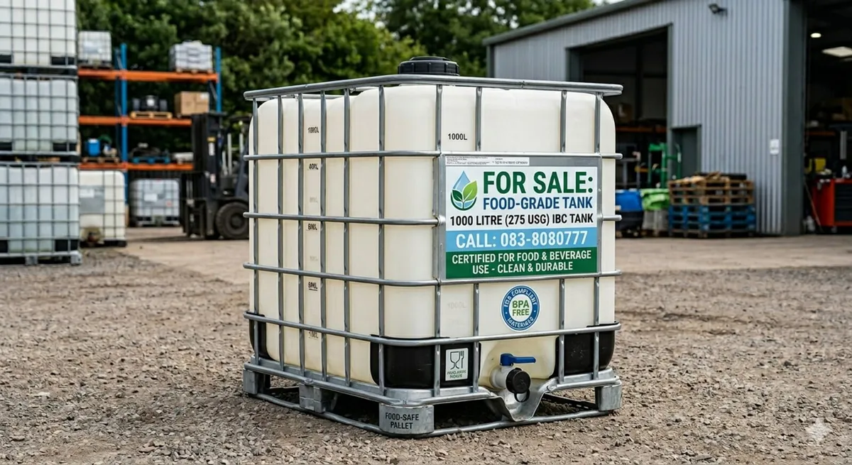 Ibc Tanks. Food grade and non food grade - Image 1