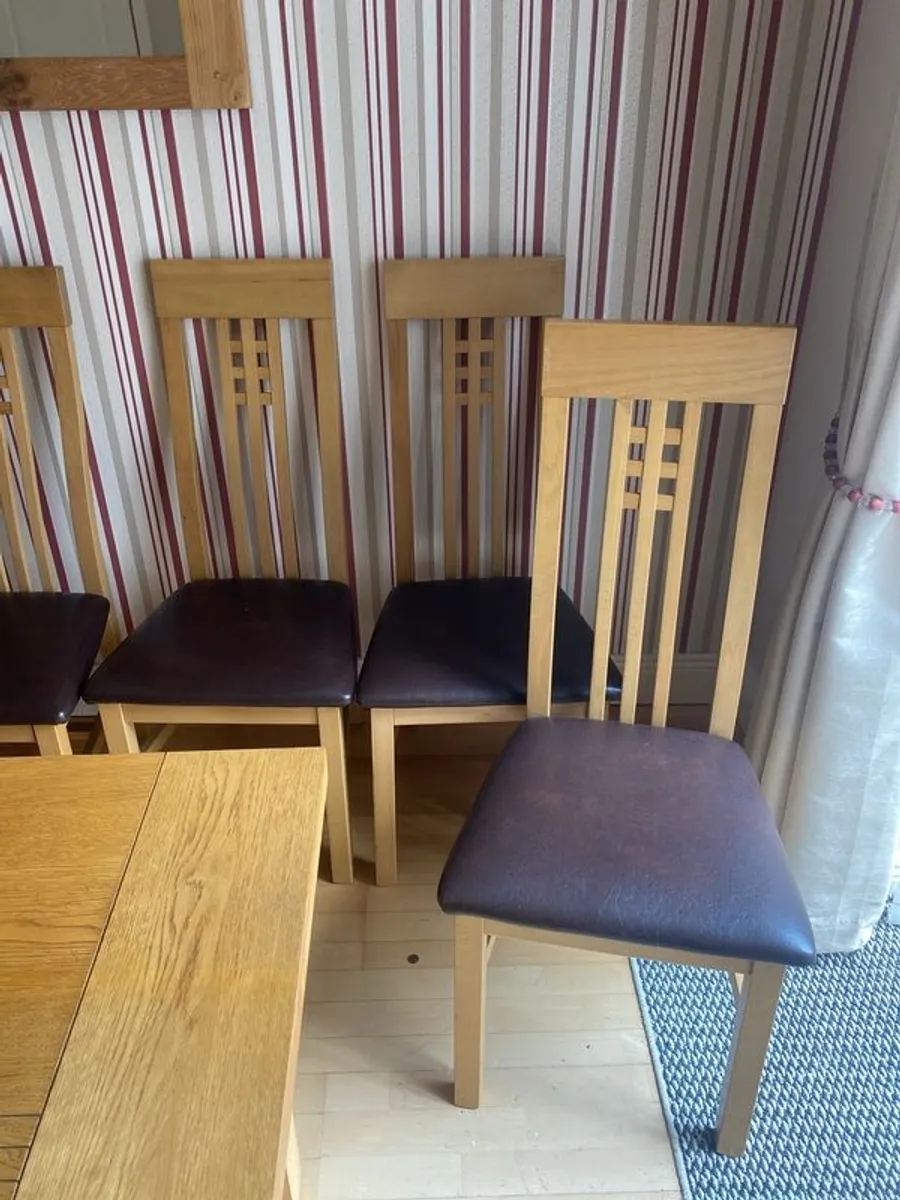 Dining Table & 6 Chairs - Image 4