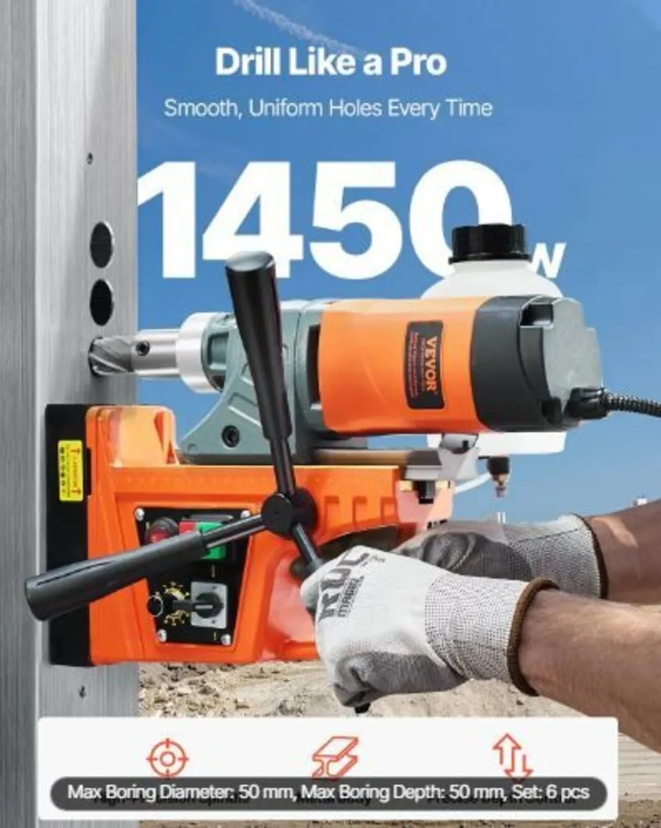 Magnetic Drill, 1450W - Image 3