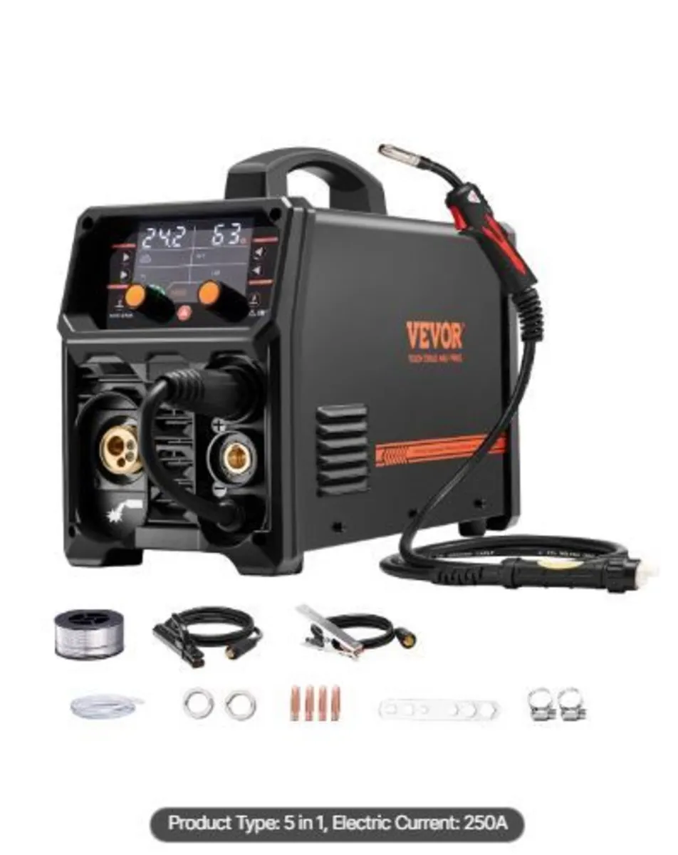 Pro MIG Welder, 250Amp Pluse Mig Welding - Image 1