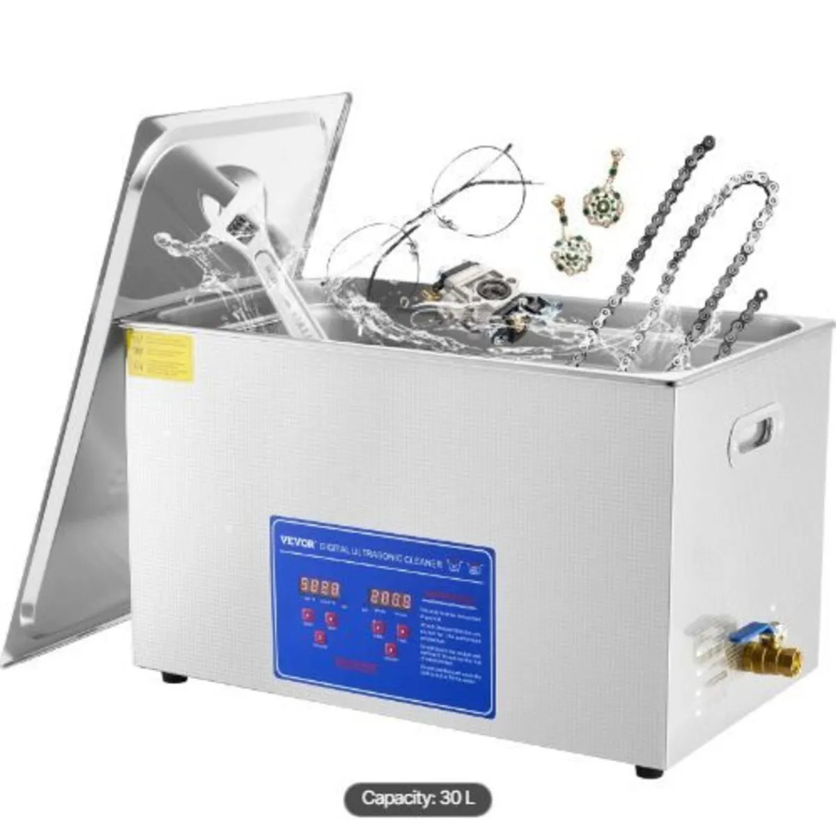 Professional Ultrasonic Cleaner, 30 L Ultrasonic - Image 4