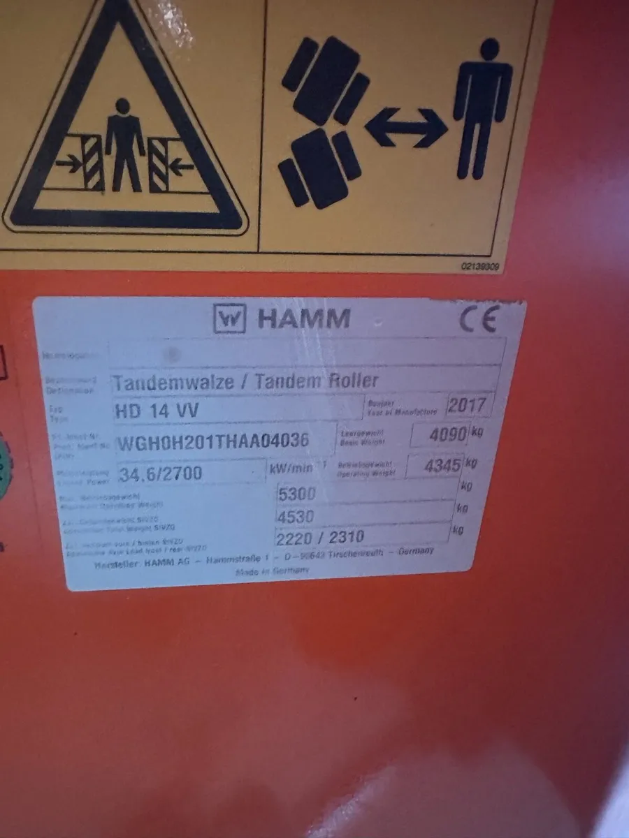 2017 Hamm hd 14 - Image 3