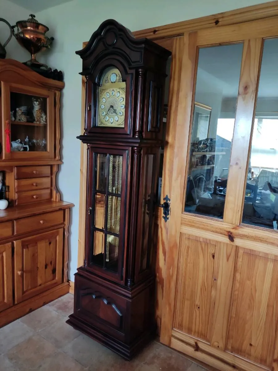 Grandfather clock. Hermle Germany. Working. - Image 4