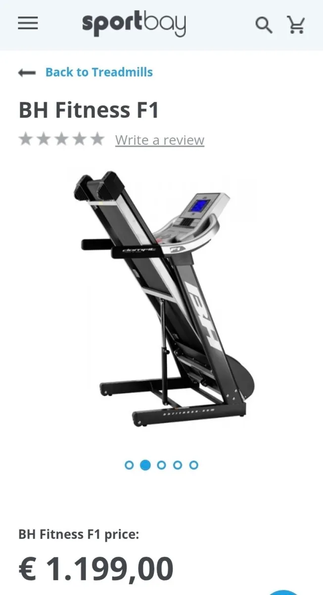 BH Fitness F1  Treadmill - Image 2
