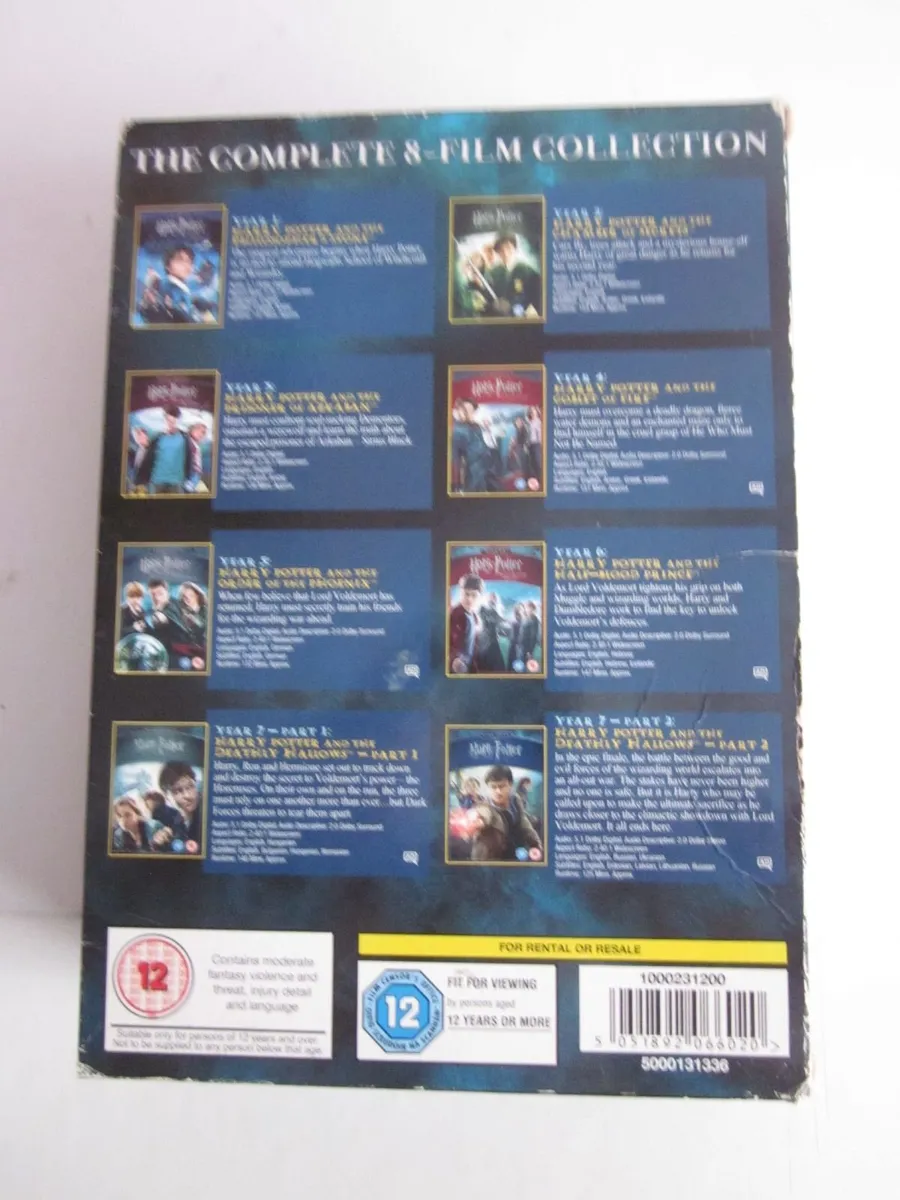 Harry Potter: The Complete 8-film DVD Collection - Image 2