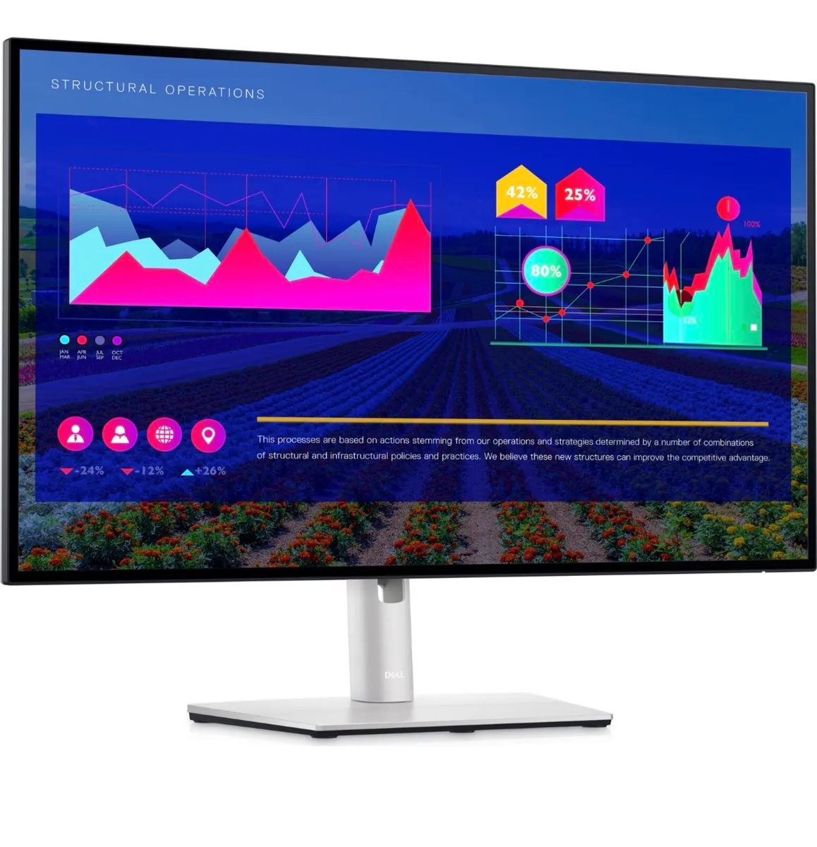 Dell UltraSharp 27inch QHD Monitor U2722D - Image 3