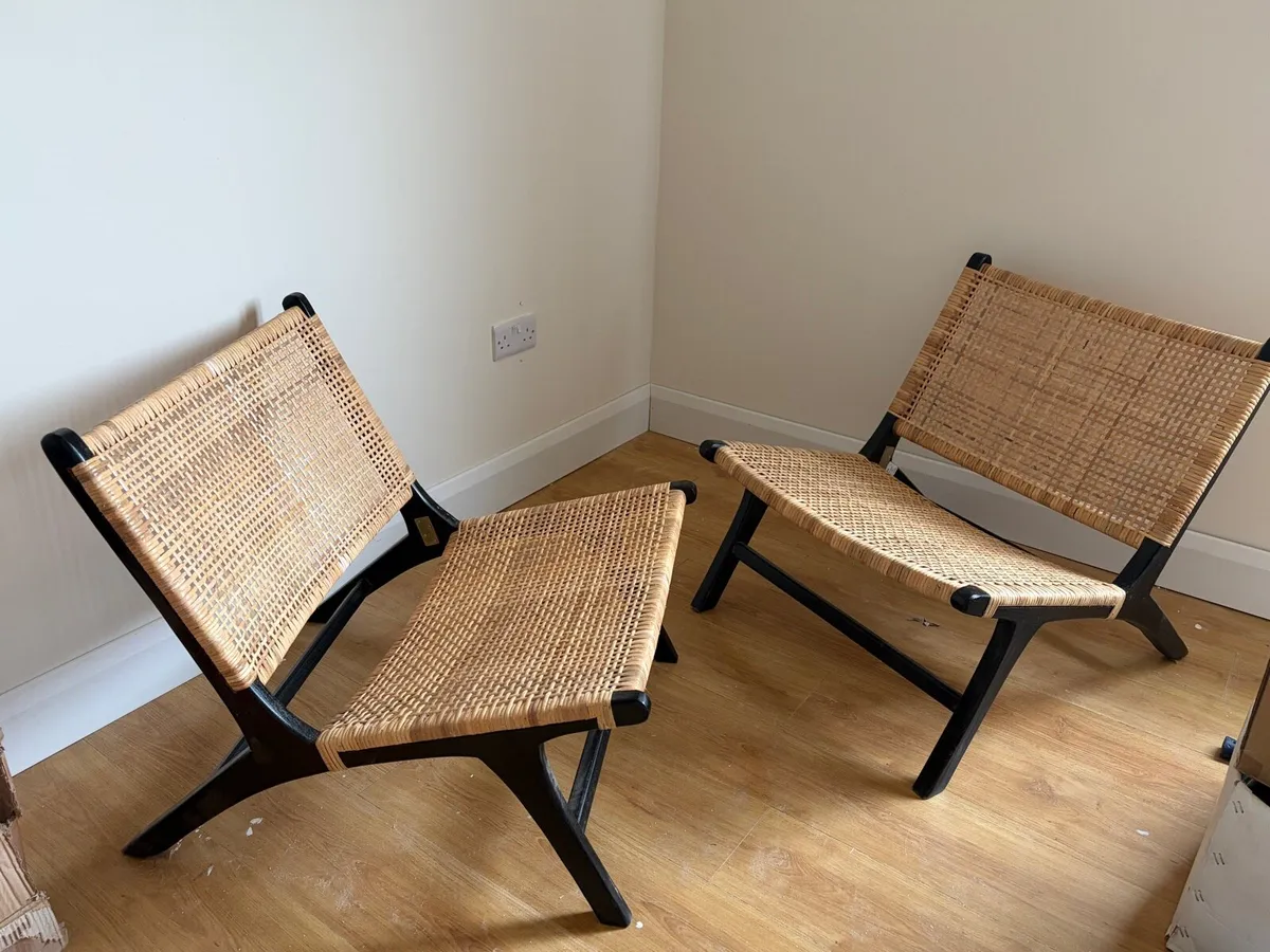 X2 Rattan Lounge chairs - Image 3