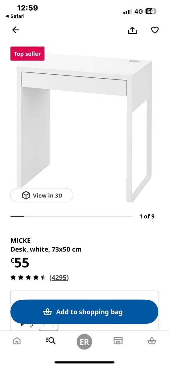 Ikea Micke desk - Image 1