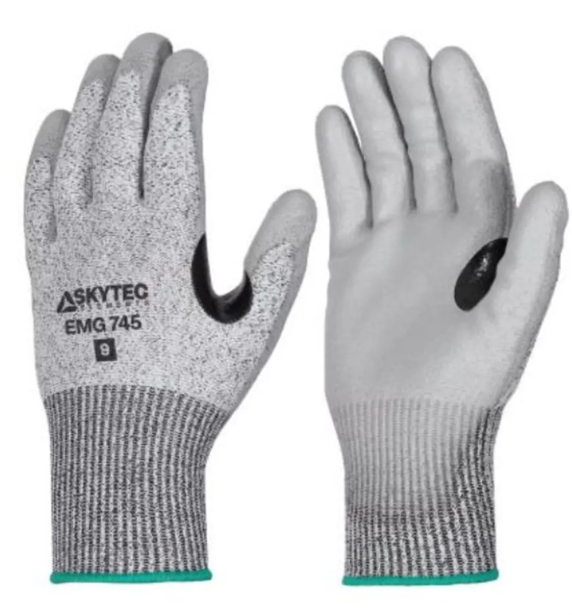 Cut Level D Gloves Pu Palm Coating Large size 9 - Image 2
