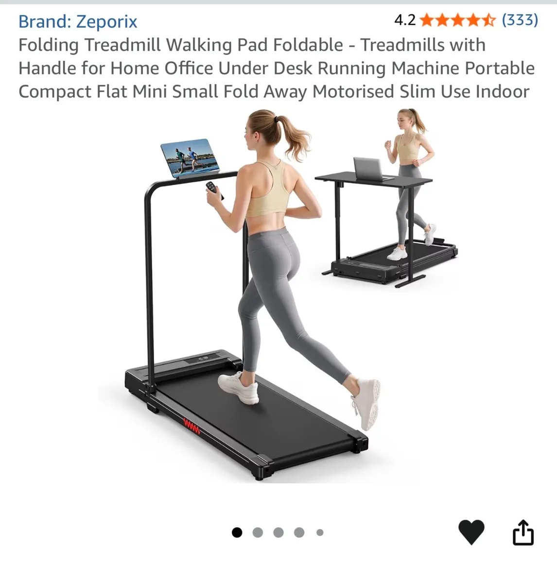 Folding treadmill - Image 1