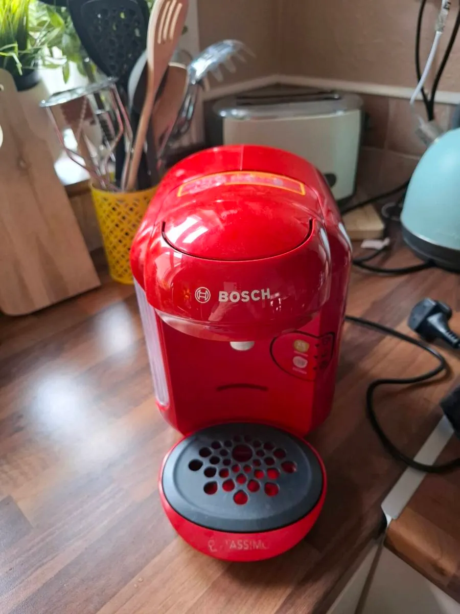 Bosch Tassimo Coffee Machine – Red - Image 1