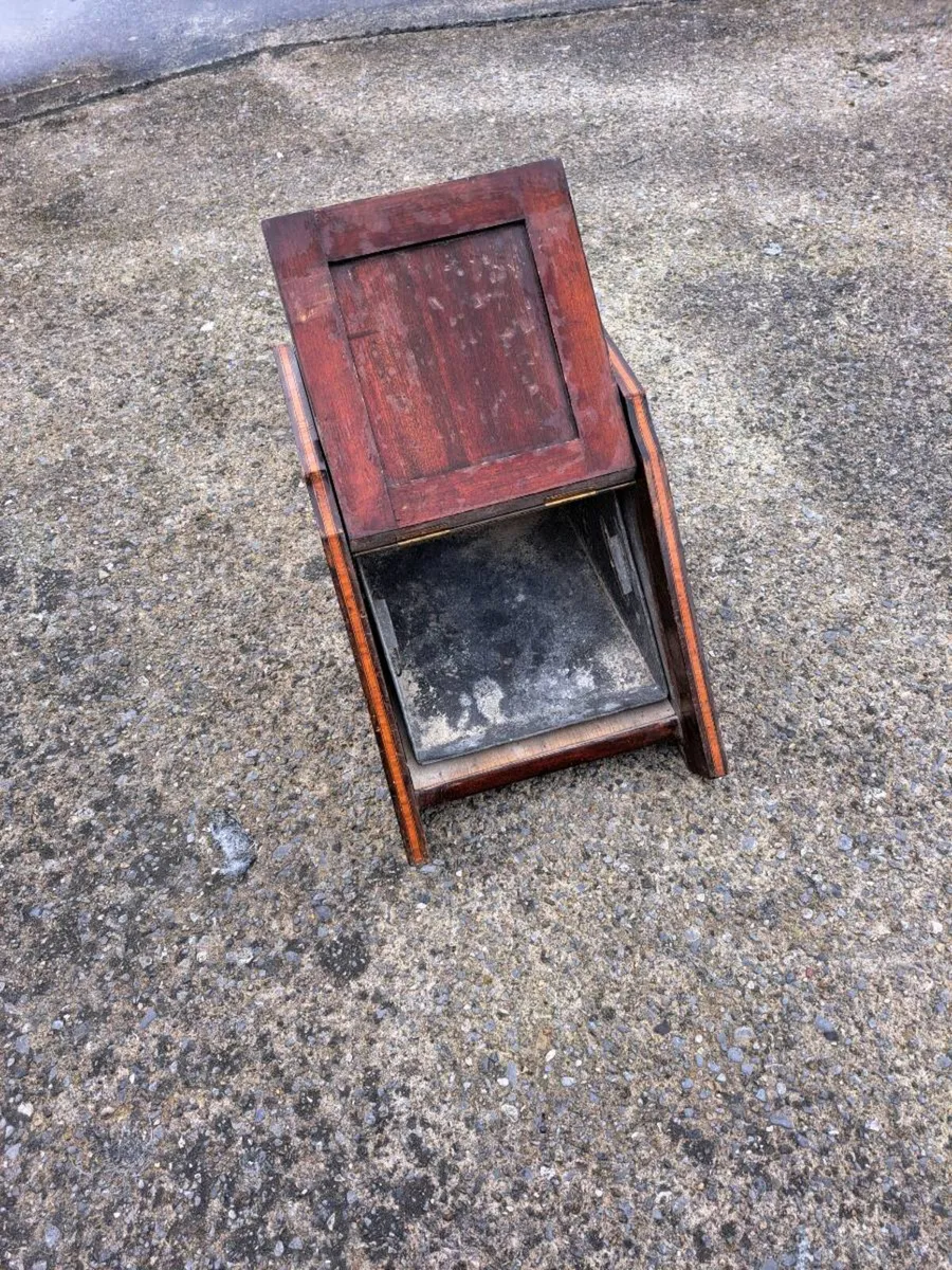 Edwardian mahogany coal scuttle - Image 4