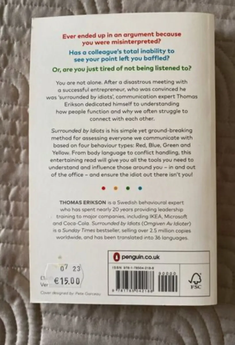 Book: Thomas Erikson: Surrounded by Idiots - Image 2