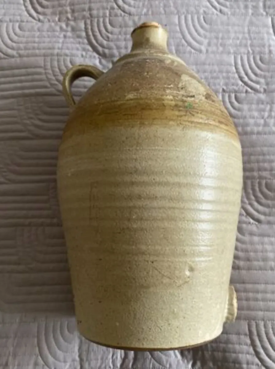 Large Vintage Stoneware Flagoon - Image 1
