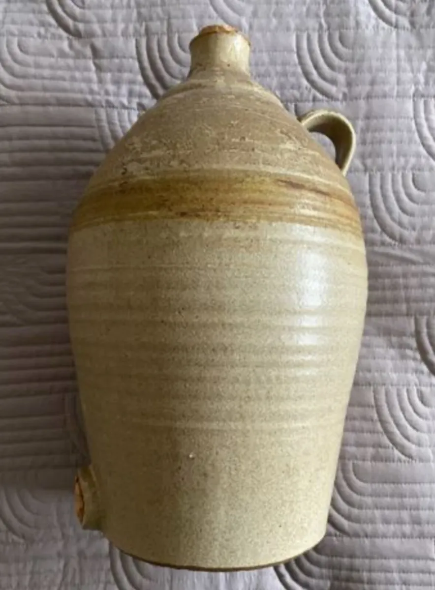 Large Vintage Stoneware Flagoon - Image 3