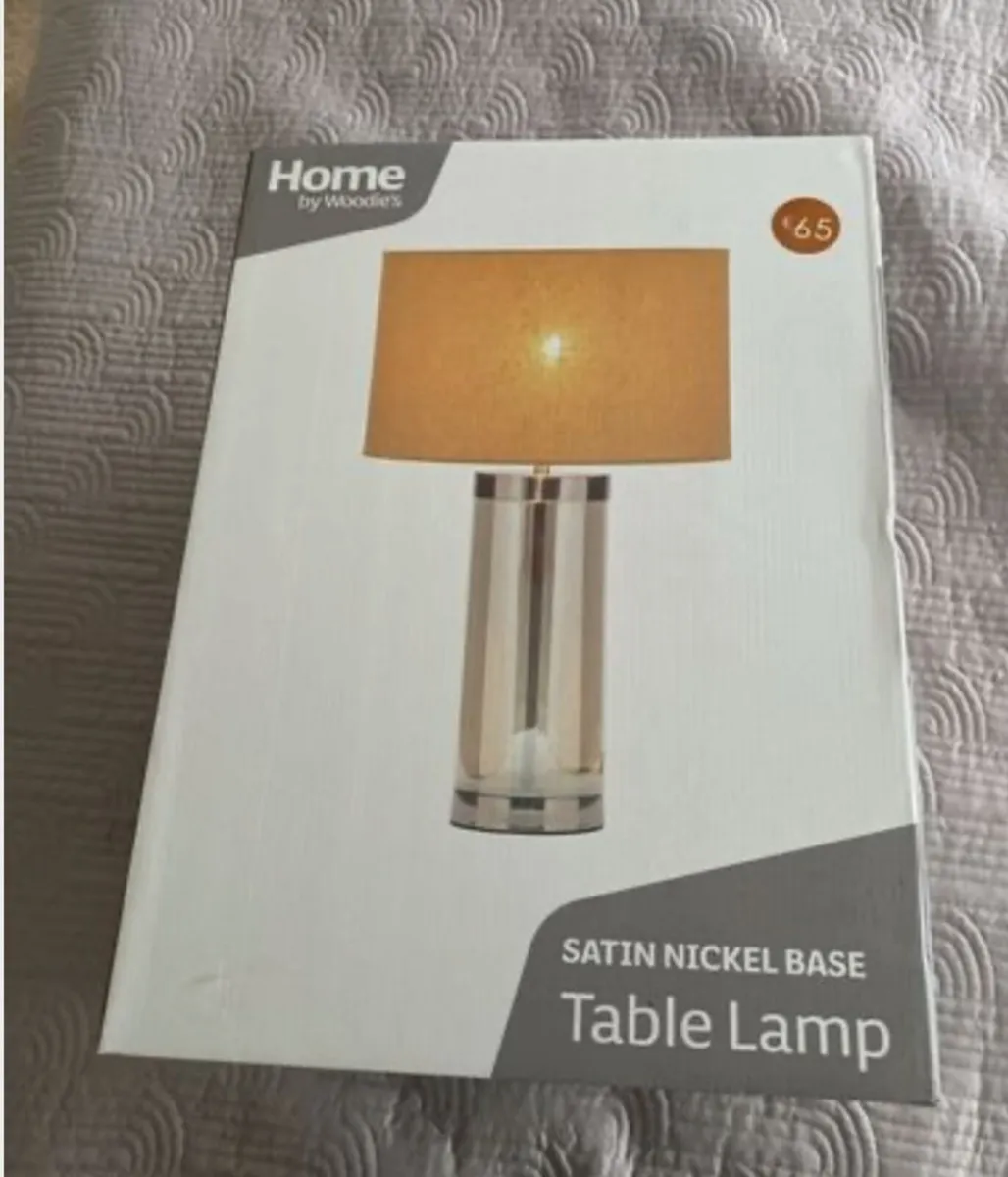 Lamp - Satin Nickel/Ochre- Woodies - Image 1
