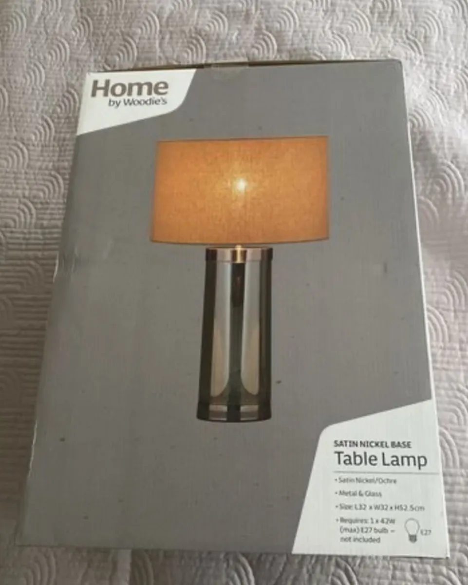 Lamp - Satin Nickel/Ochre- Woodies - Image 3