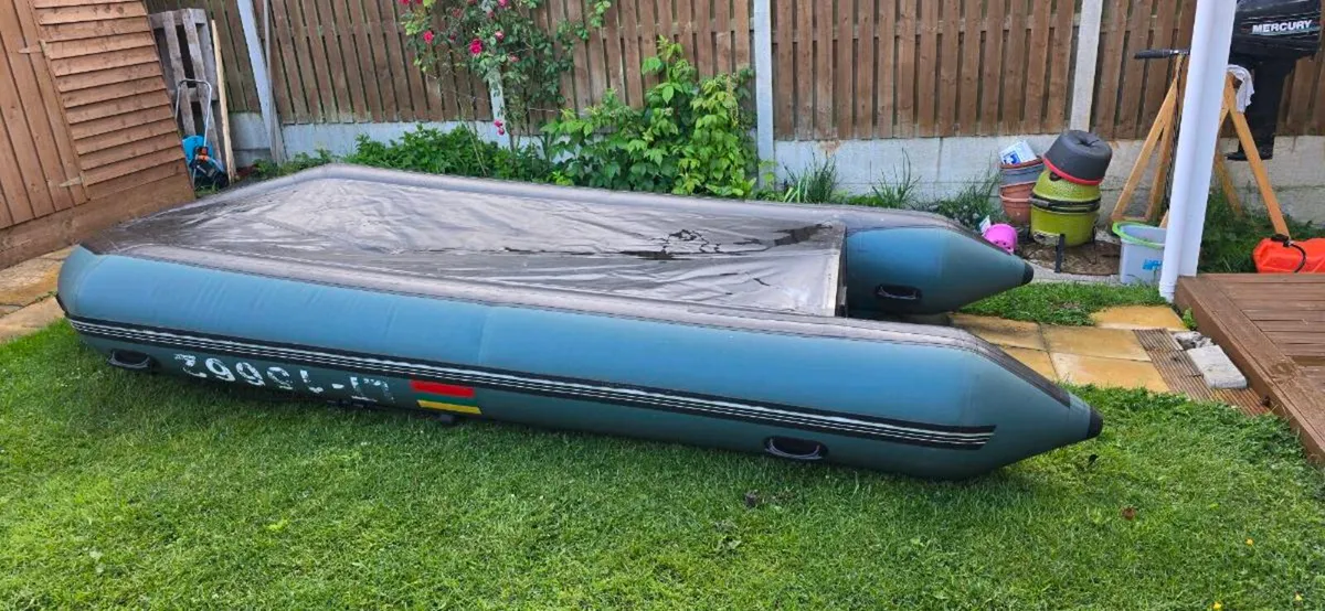 Aqua Storm boat with 15hp engine - Image 1