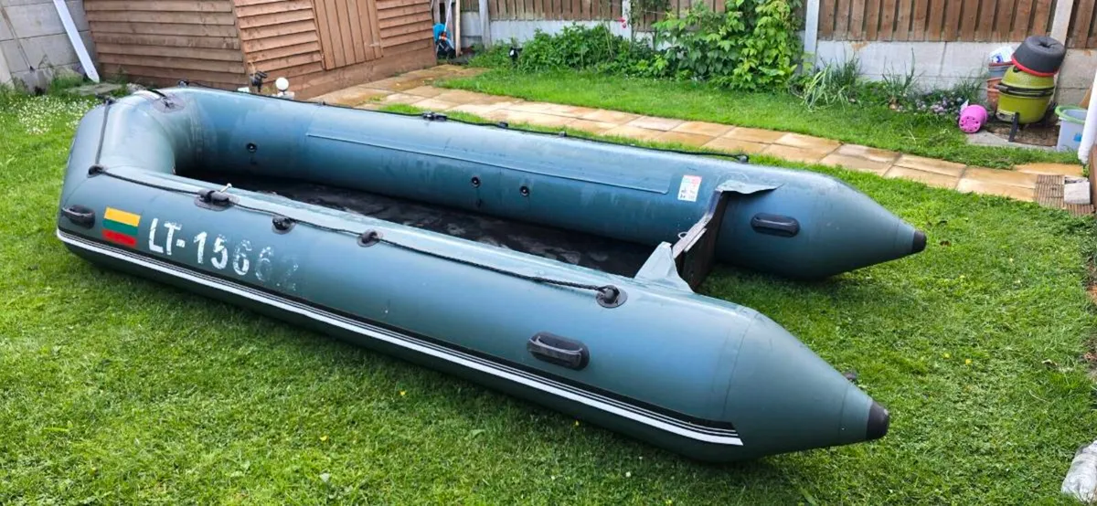 Aqua Storm boat with 15hp engine - Image 4