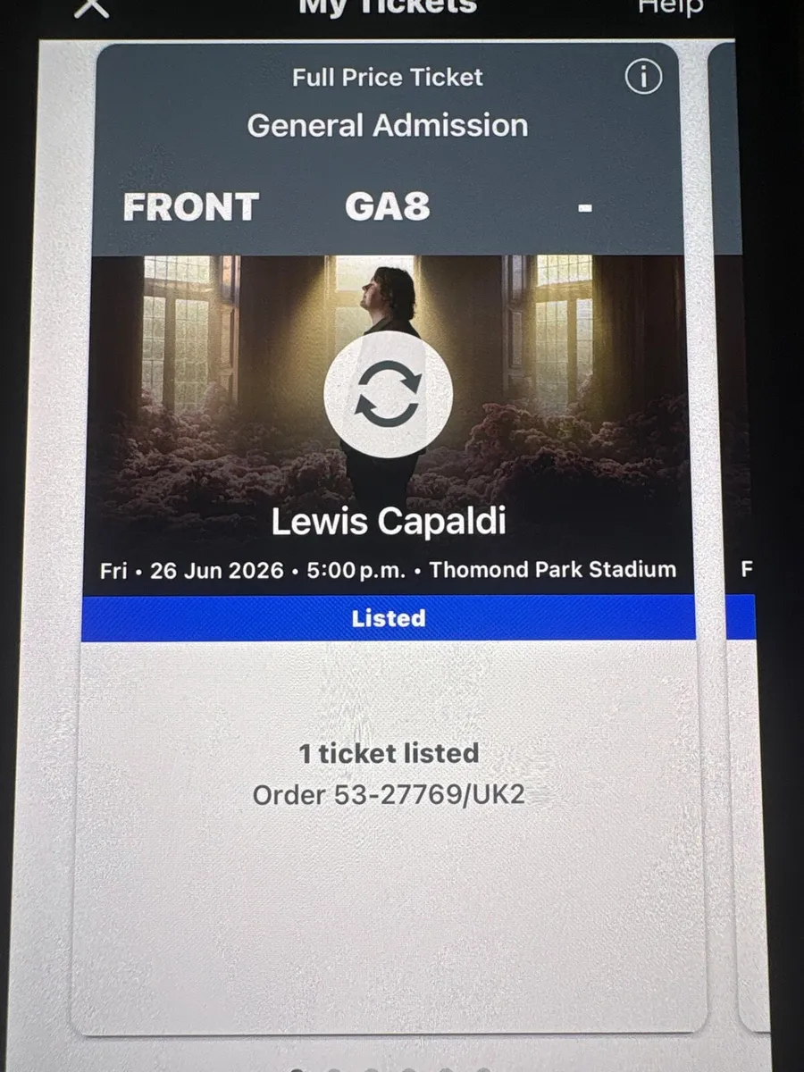 Lewis Capaldi Concert Tickets