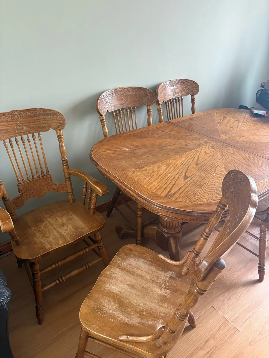 Dining table and chairs - Image 2