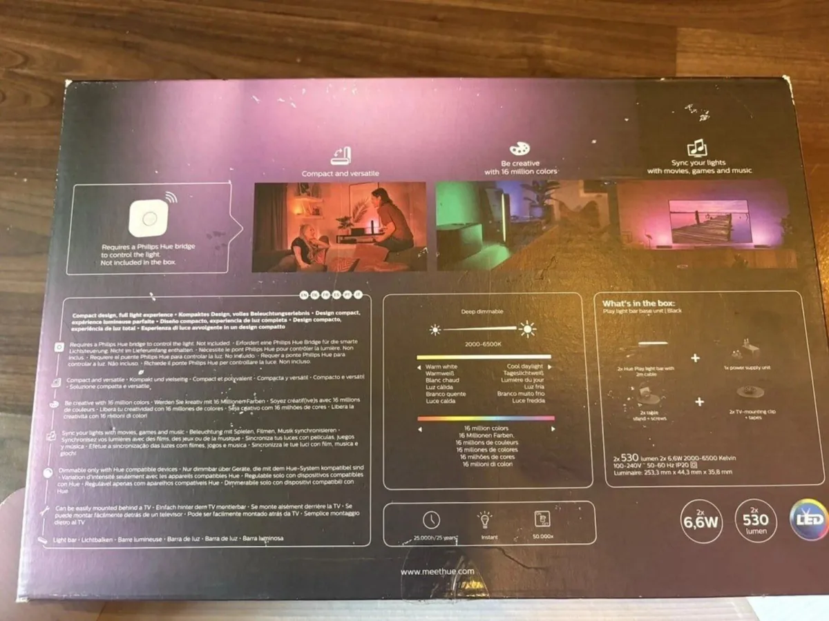 Top condition Philips Hue White and Color Ambiance - Image 1