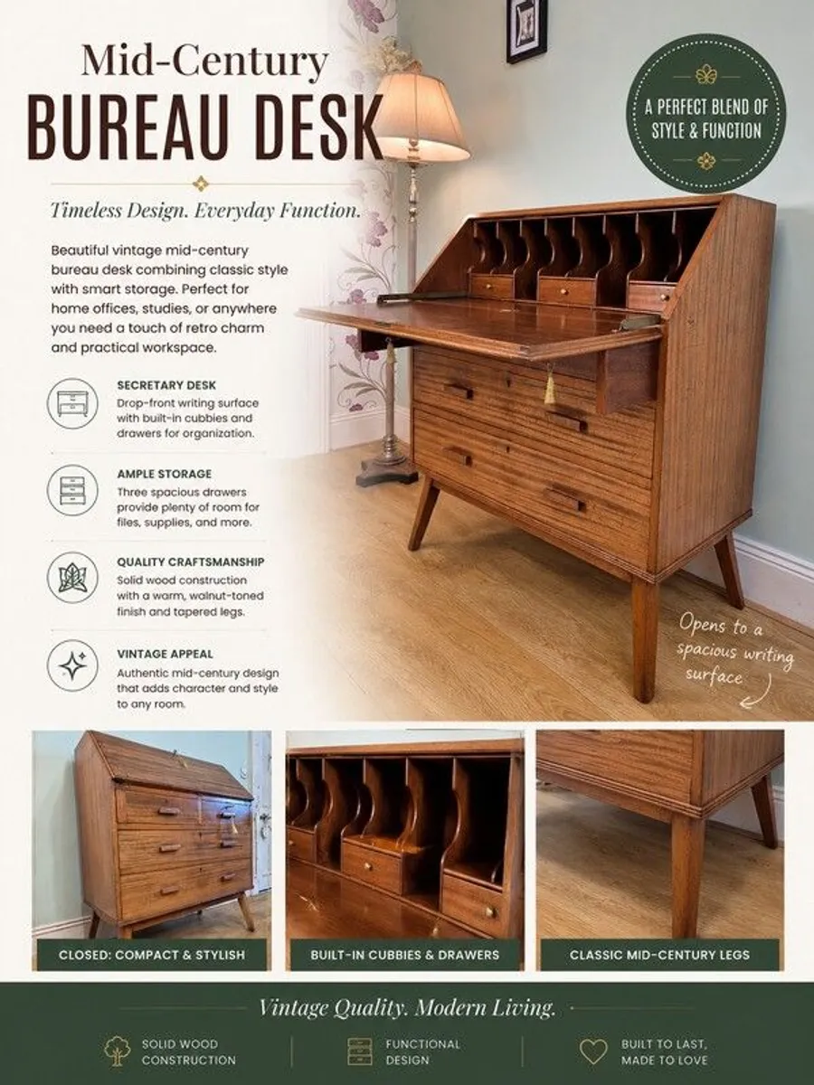 Mid Century Bureau - Image 1