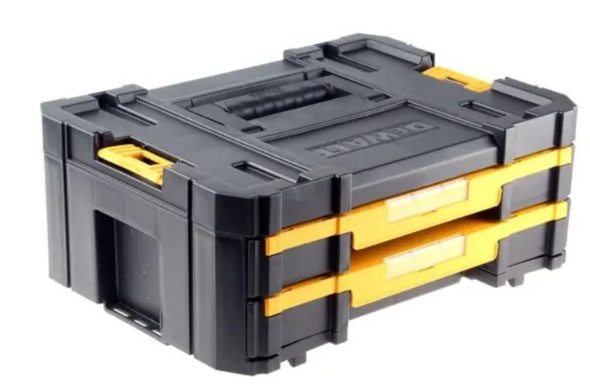 T-Stak IV Tool Storage Box with 2 Shallow Drawers - Image 1