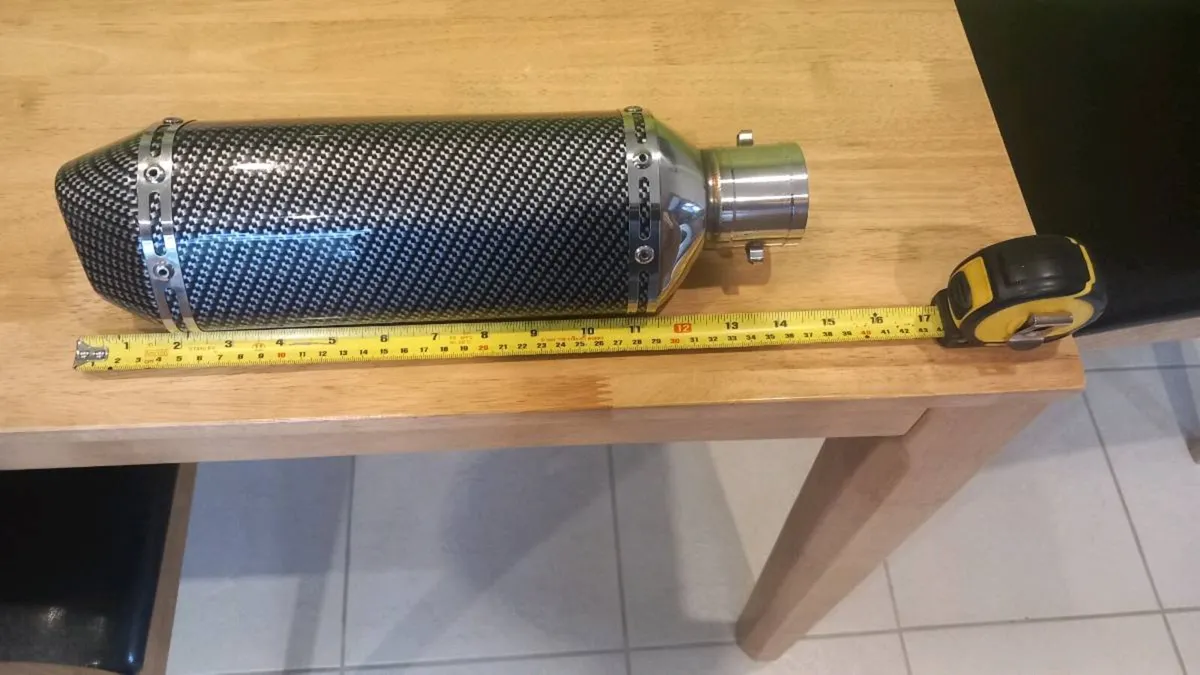 Motorcycle Exhaust End Can - Image 2