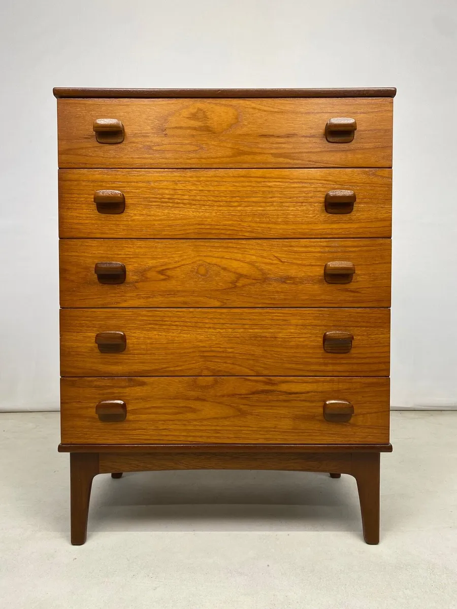 Mid Century Danish Chest of Drawers - Image 1