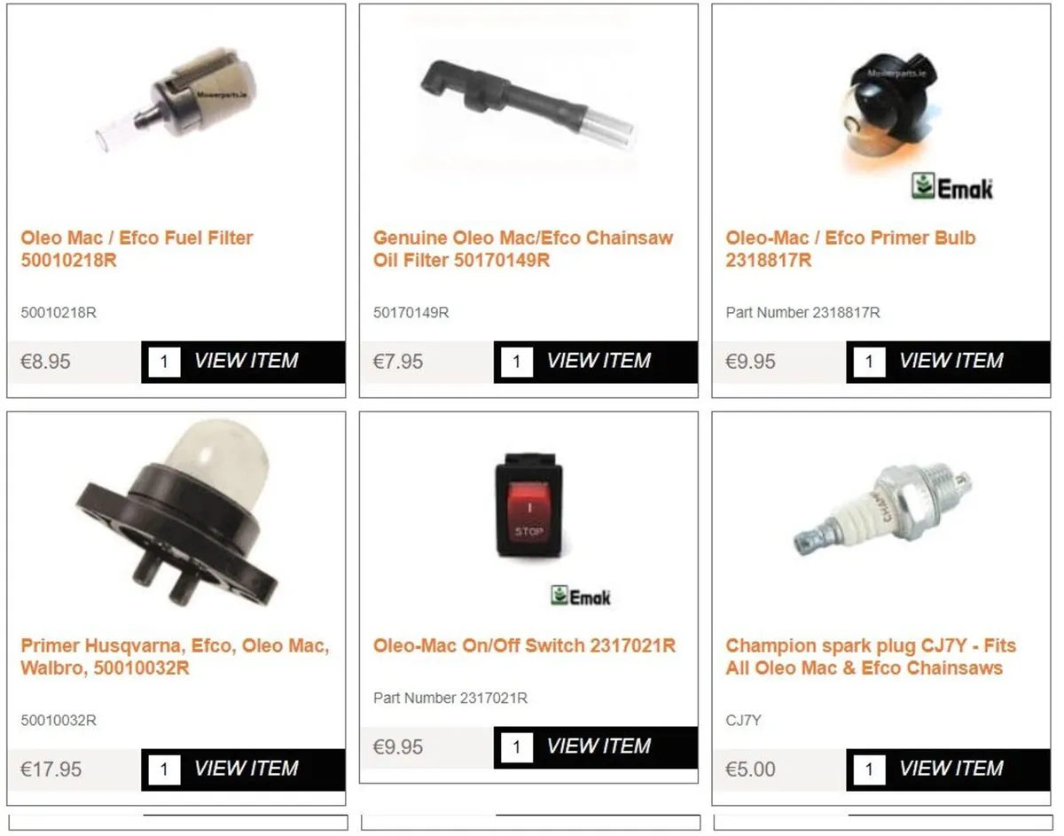 Oleo Mac / Efco Spare Parts - Image 4