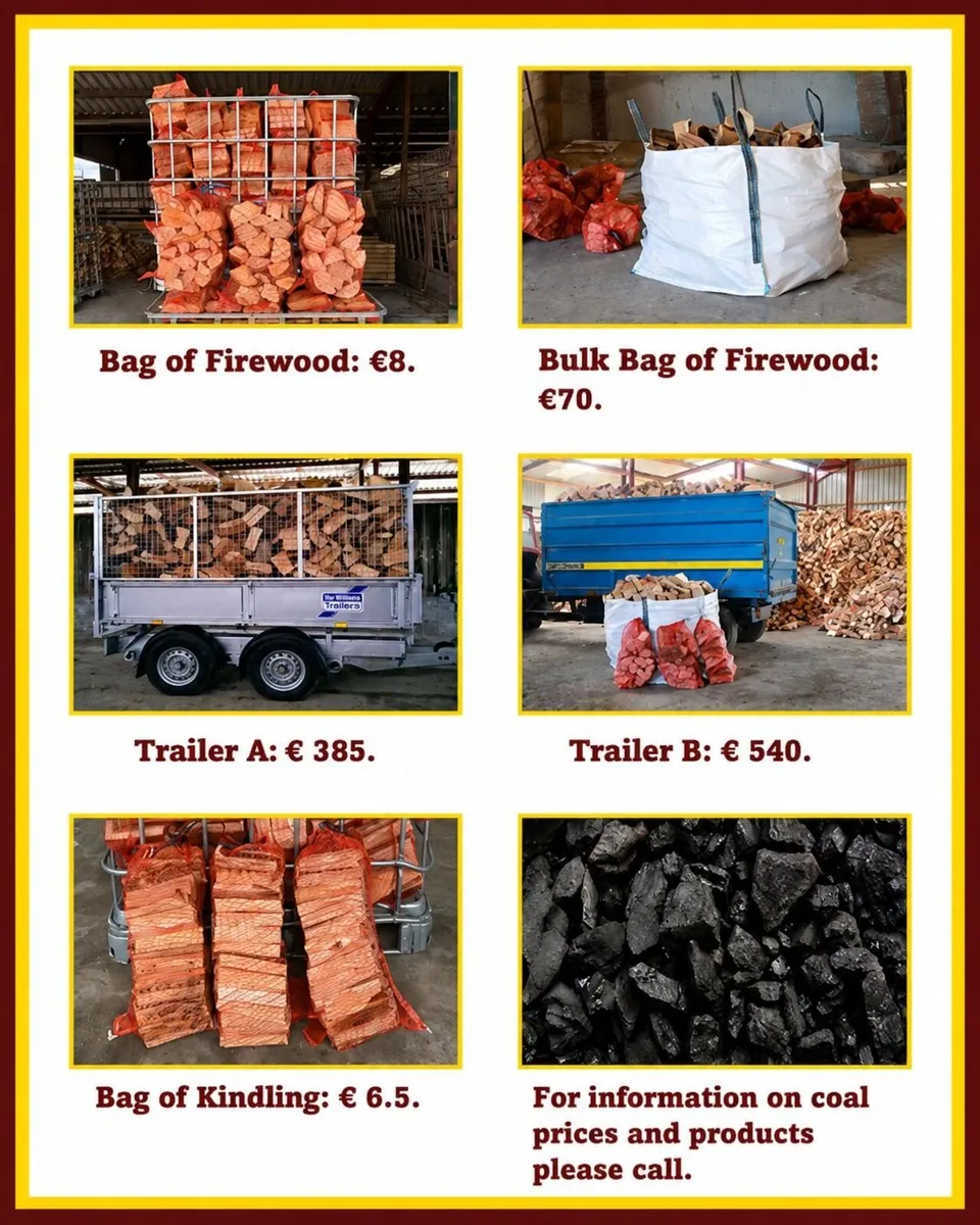 Firewood also air and kiln dried ash available