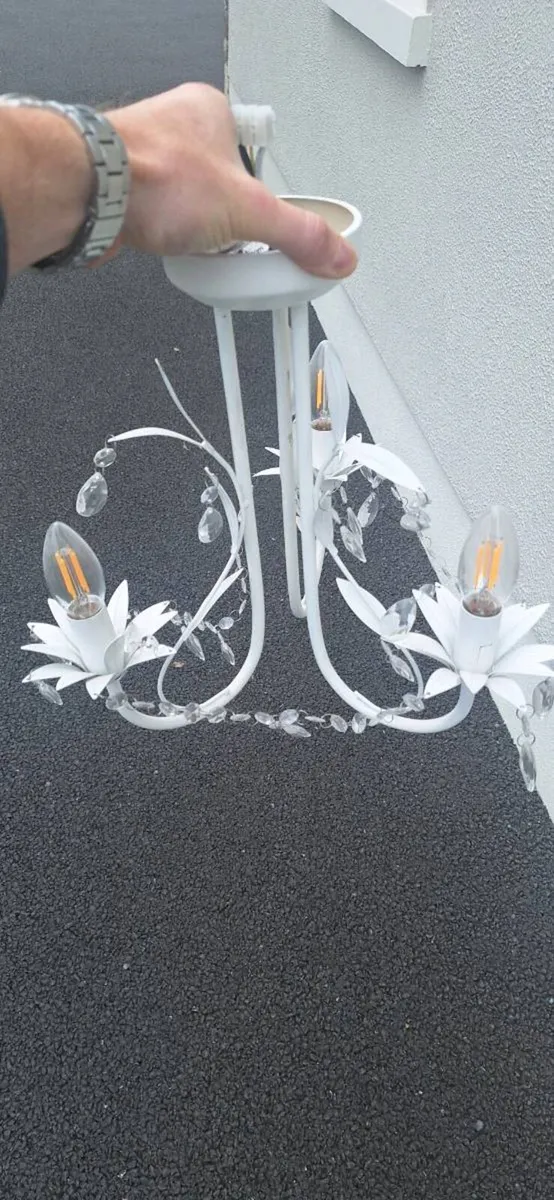 3 bulb light fitting - Image 1