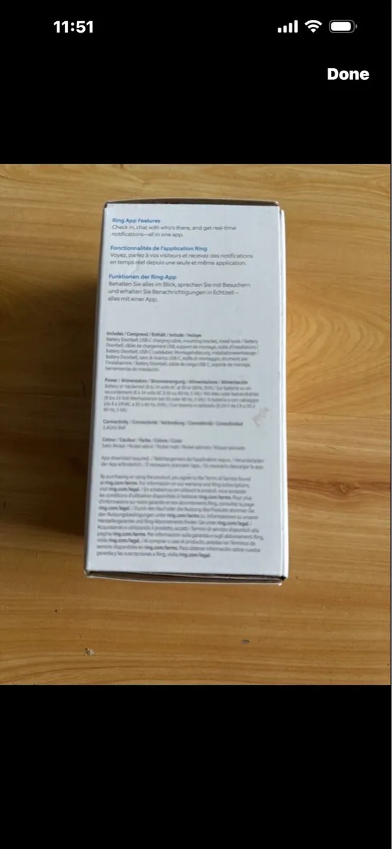 Ring Video doorbell battery - Image 2